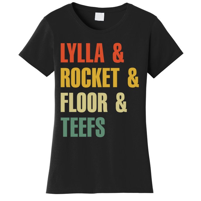 Lylla and Rocket and Floor and Teefs Vintage Women's T-Shirt