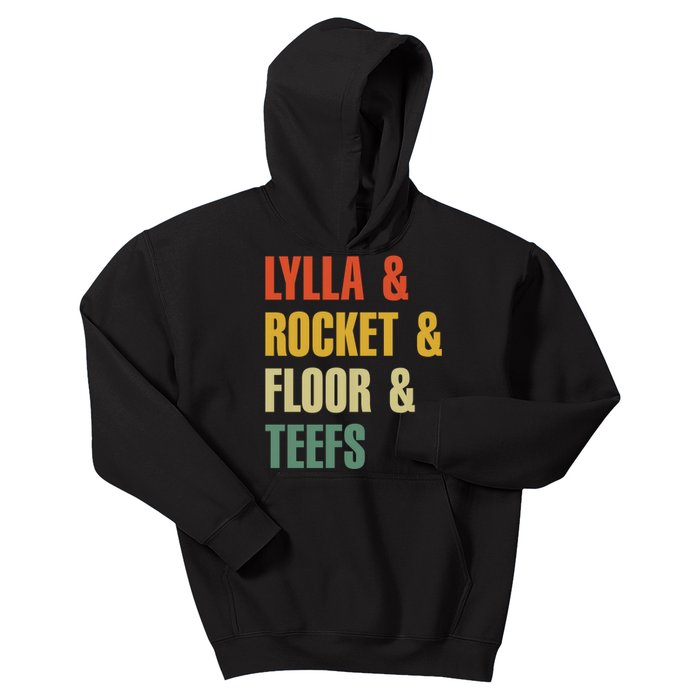 Lylla and Rocket and Floor and Teefs Vintage Kids Hoodie