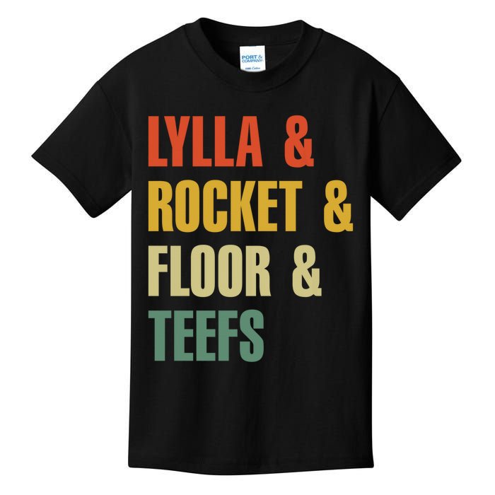 Lylla and Rocket and Floor and Teefs Vintage Kids T-Shirt