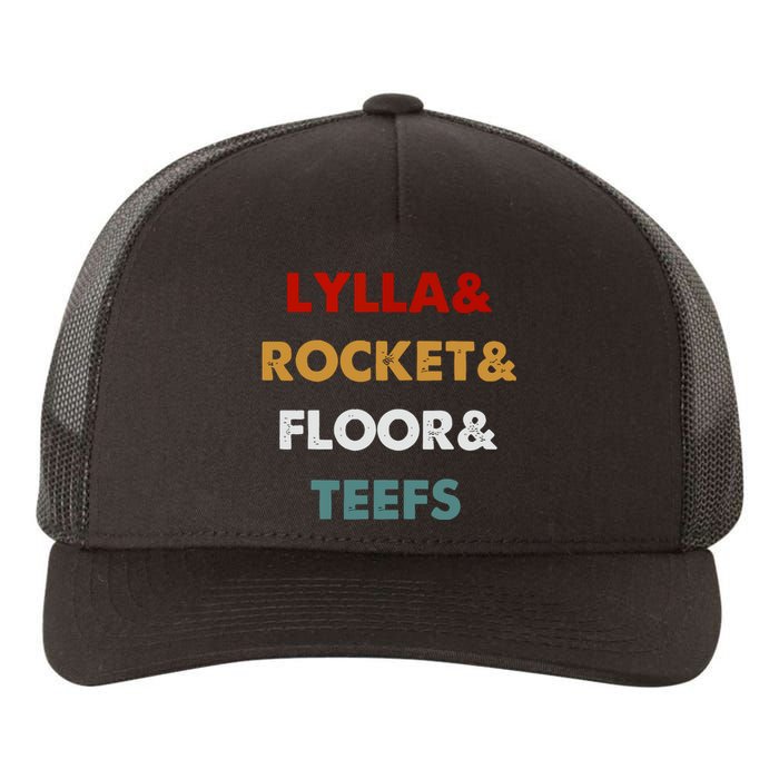 Lylla And Rocket And Floor And Teefs Yupoong Adult 5-Panel Trucker Hat