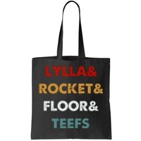 Lylla And Rocket And Floor And Teefs Tote Bag