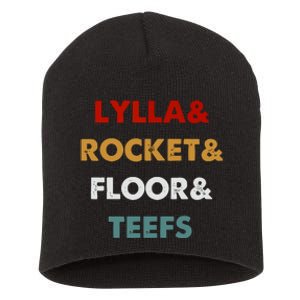 Lylla And Rocket And Floor And Teefs Short Acrylic Beanie