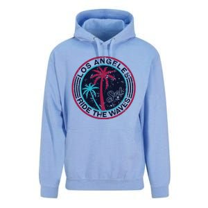 Los Angeles Ride The Waves And Surfing Unisex Surf Hoodie