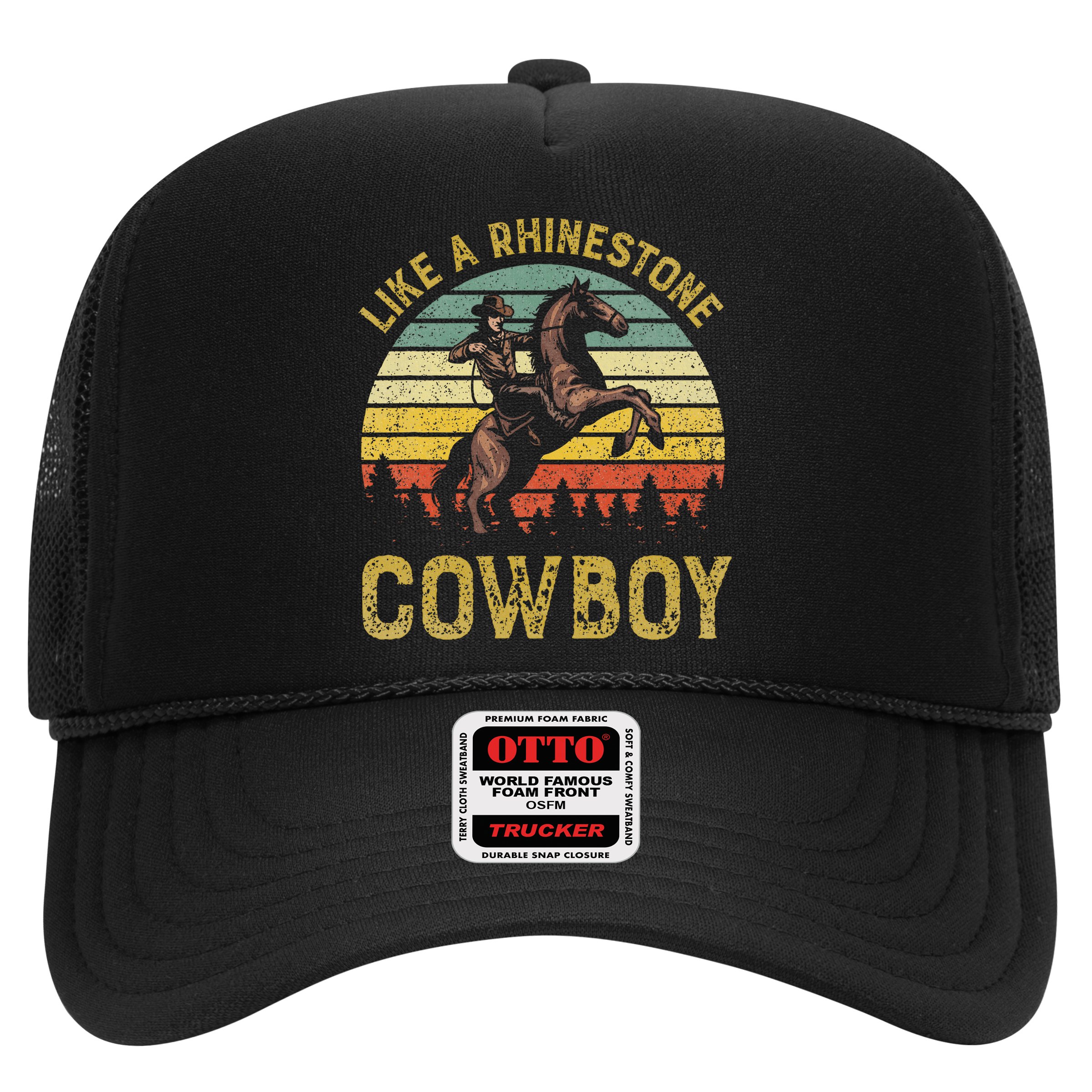 Like A Rhinestone Cowboy Vintage Western Rodeo Country Music Hat