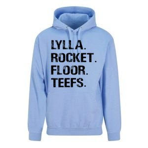 Lylla And Rocket And Floor And Teefs Funny Birthday Quote Unisex Surf Hoodie