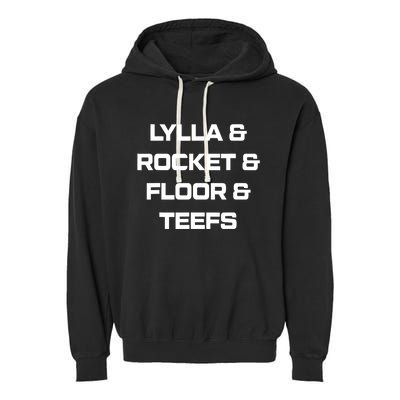 Lylla And Rocket And Floor And Teefs Garment-Dyed Fleece Hoodie