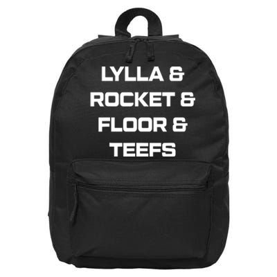 Lylla And Rocket And Floor And Teefs 16 in Basic Backpack