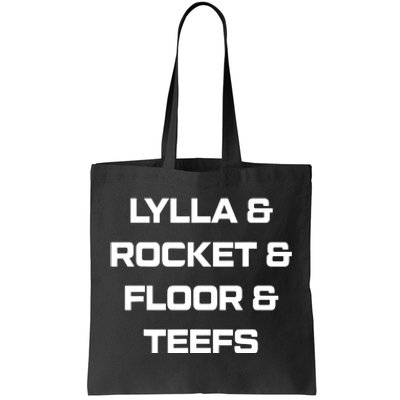 Lylla And Rocket And Floor And Teefs Tote Bag