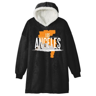 Los Angeles Rugged Hooded Wearable Blanket
