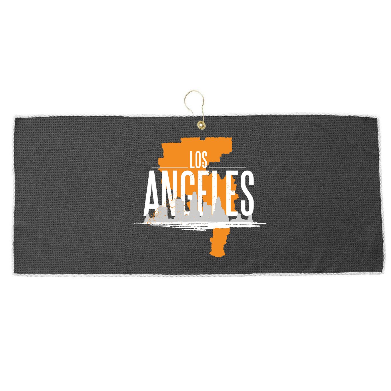 Los Angeles Rugged Large Microfiber Waffle Golf Towel