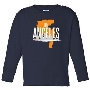 Los Angeles Rugged Toddler Long Sleeve Shirt