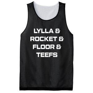 Lylla And Rocket And Floor And Teefs Guardian Of The Galaxy Mesh Reversible Basketball Jersey Tank