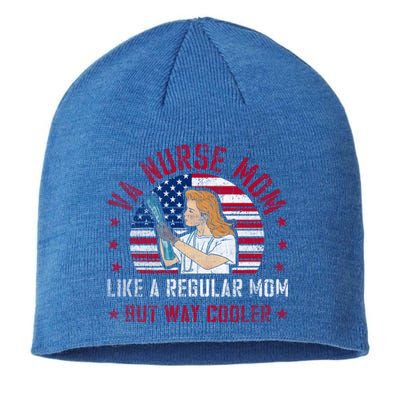 Like A Regular Mom But Way Cooler Va Nurse Mom Gift Sustainable Beanie