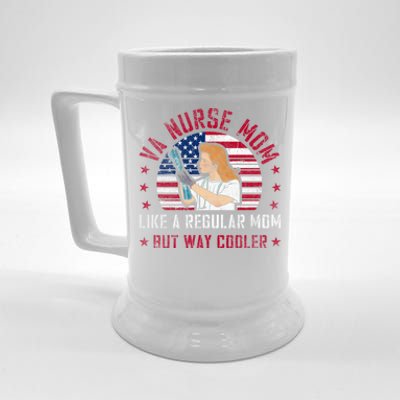 Like A Regular Mom But Way Cooler Va Nurse Mom Gift Beer Stein