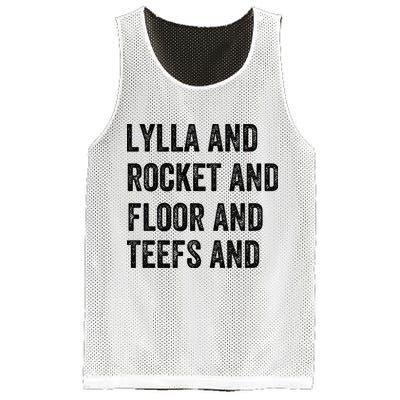 Lylla And Rocket And Floor And Teefs Mesh Reversible Basketball Jersey Tank