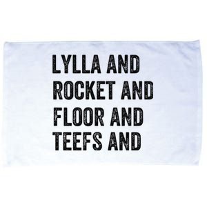 Lylla And Rocket And Floor And Teefs Microfiber Hand Towel