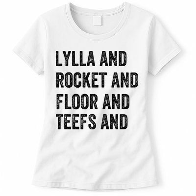 Lylla And Rocket And Floor And Teefs Womens T-Shirt