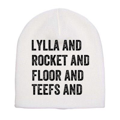 Lylla And Rocket And Floor And Teefs Short Acrylic Beanie