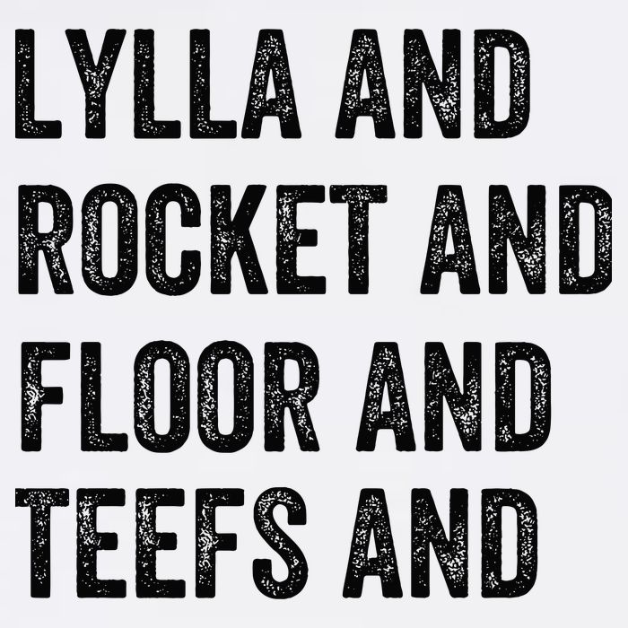 Lylla And Rocket And Floor And Teefs Short Acrylic Beanie