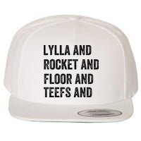 Lylla And Rocket And Floor And Teefs Wool Snapback Cap