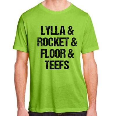 Lylla And Rocket And Floor And Teefs Funny Adult ChromaSoft Performance T-Shirt