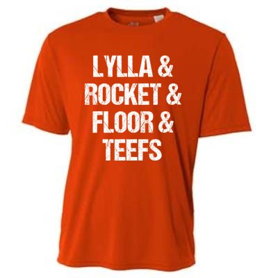 Lylla And Rocket And Floor And Teefs Funny Cooling Performance Crew T-Shirt