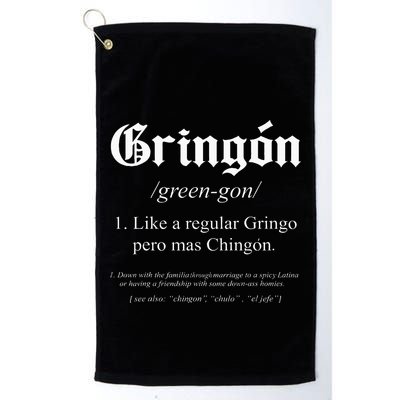 Like a regular Gringo funny Golf Towel