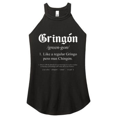Like a regular Gringo funny Women's Perfect Tri Rocker Tank