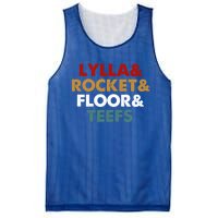 Lylla And Rocket And Floor And Teefs Funny Vintage Mesh Reversible Basketball Jersey Tank