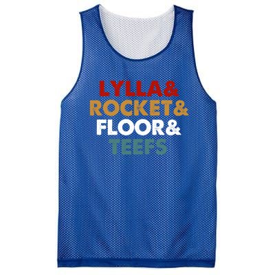 Lylla And Rocket And Floor And Teefs Funny Vintage Mesh Reversible Basketball Jersey Tank