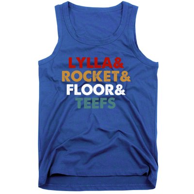 Lylla And Rocket And Floor And Teefs Funny Vintage Tank Top