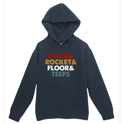 Lylla And Rocket And Floor And Teefs Funny Vintage Urban Pullover Hoodie