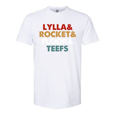 Lylla And Rocket And Floor And Teefs Funny Vintage Softstyle CVC T-Shirt