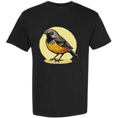 Lovely American Robin Bird In Pocket Garment-Dyed Heavyweight T-Shirt