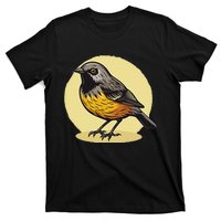 Lovely American Robin Bird In Pocket T-Shirt