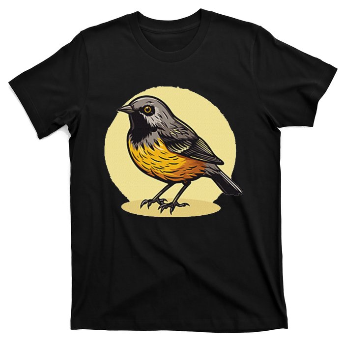 Lovely American Robin Bird In Pocket T-Shirt