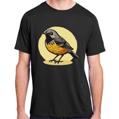 Lovely American Robin Bird In Pocket Adult ChromaSoft Performance T-Shirt