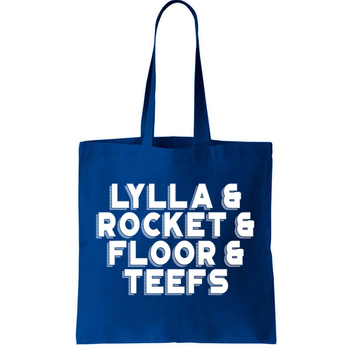 Lylla And Rocket And Floor And Teefs Funny Tote Bag