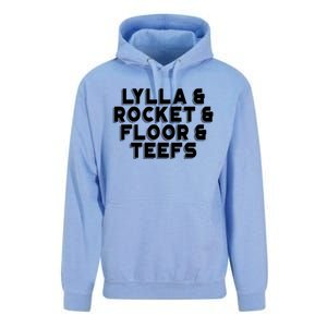 Lylla And Rocket And Floor And Teefs Funny Unisex Surf Hoodie