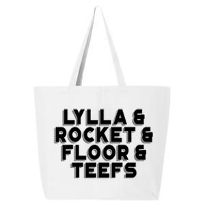 Lylla And Rocket And Floor And Teefs Funny 25L Jumbo Tote