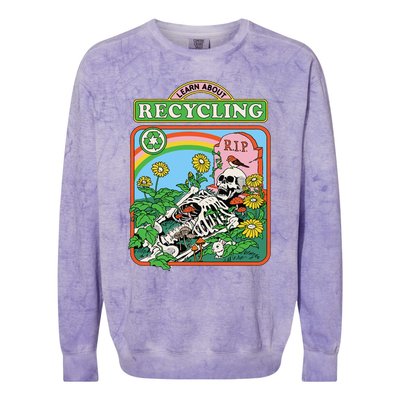 Learn About Recycling Colorblast Crewneck Sweatshirt