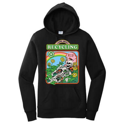 Learn About Recycling Women's Pullover Hoodie