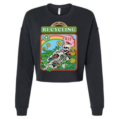 Learn About Recycling Cropped Pullover Crew