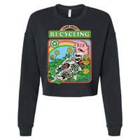 Learn About Recycling Cropped Pullover Crew