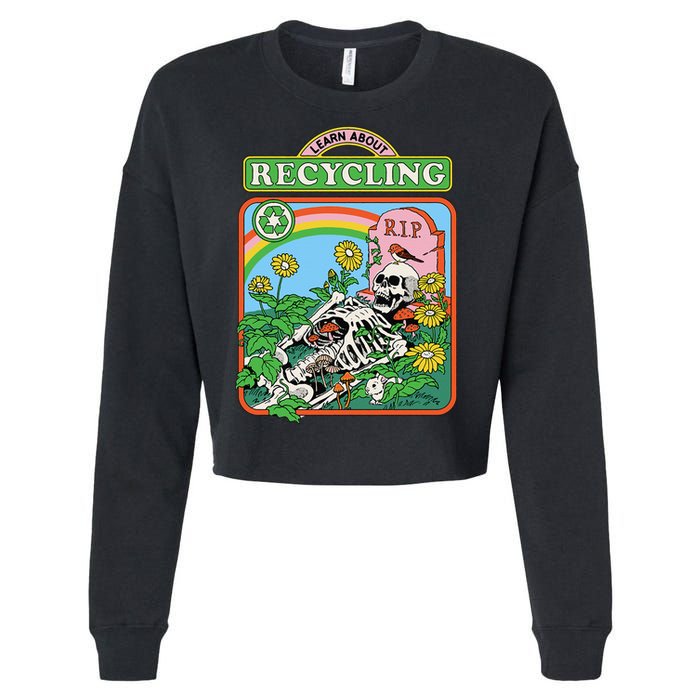Learn About Recycling Cropped Pullover Crew