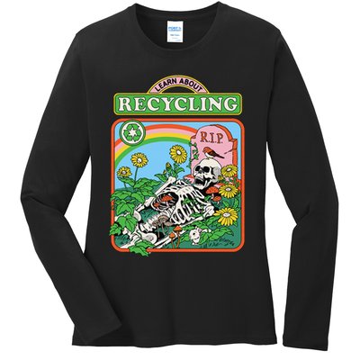 Learn About Recycling Ladies Long Sleeve Shirt