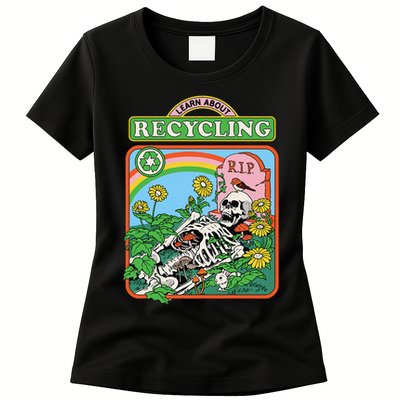 Learn About Recycling Womens T-Shirt