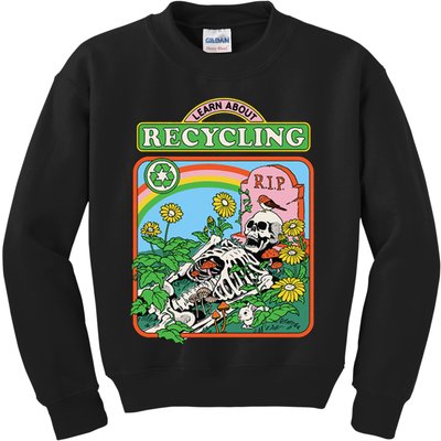 Learn About Recycling Kids Sweatshirt
