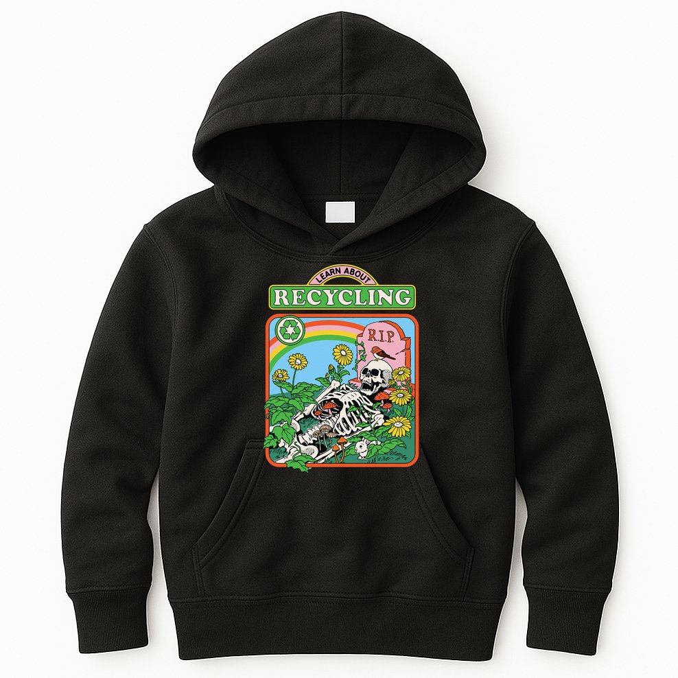 Learn About Recycling Kids Hoodie