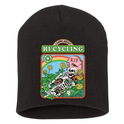 Learn About Recycling Short Acrylic Beanie